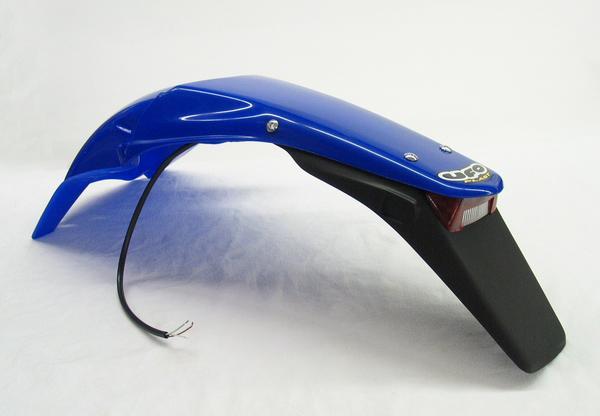 Enduro Rear Fender with Light - Reflex Blue