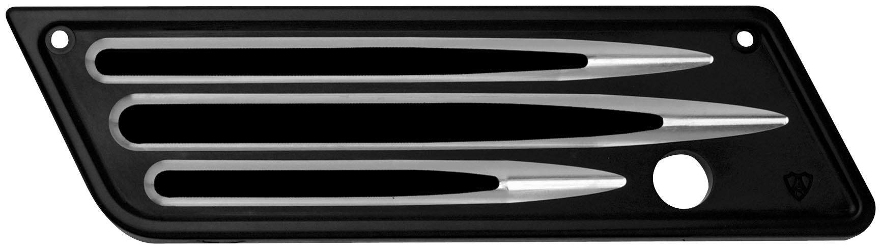 Saddlebag Latch Covers - Deep Cut - Black