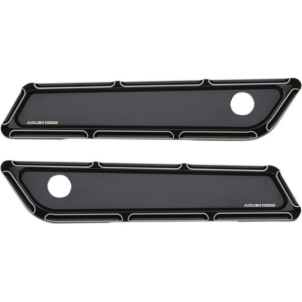 Saddlebag Latch Covers - Beveled - Black