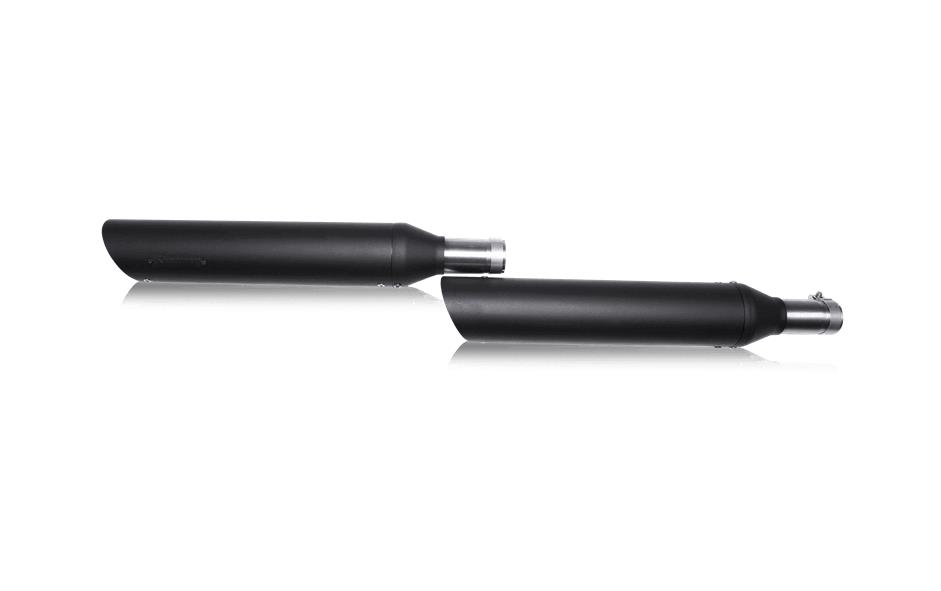 Slip-On Line Dual Mufflers - Black