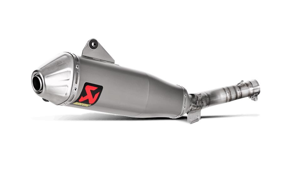 Slip-On Line Exhaust - Titanium Muffler with Spark Arrestor