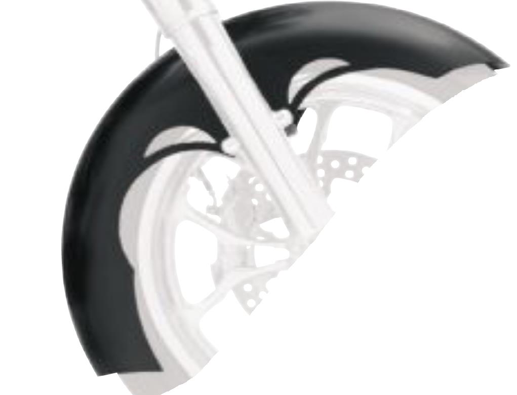Tire Hugger Series Front Fender for 16in./17in./18in. Wheel - Tude
