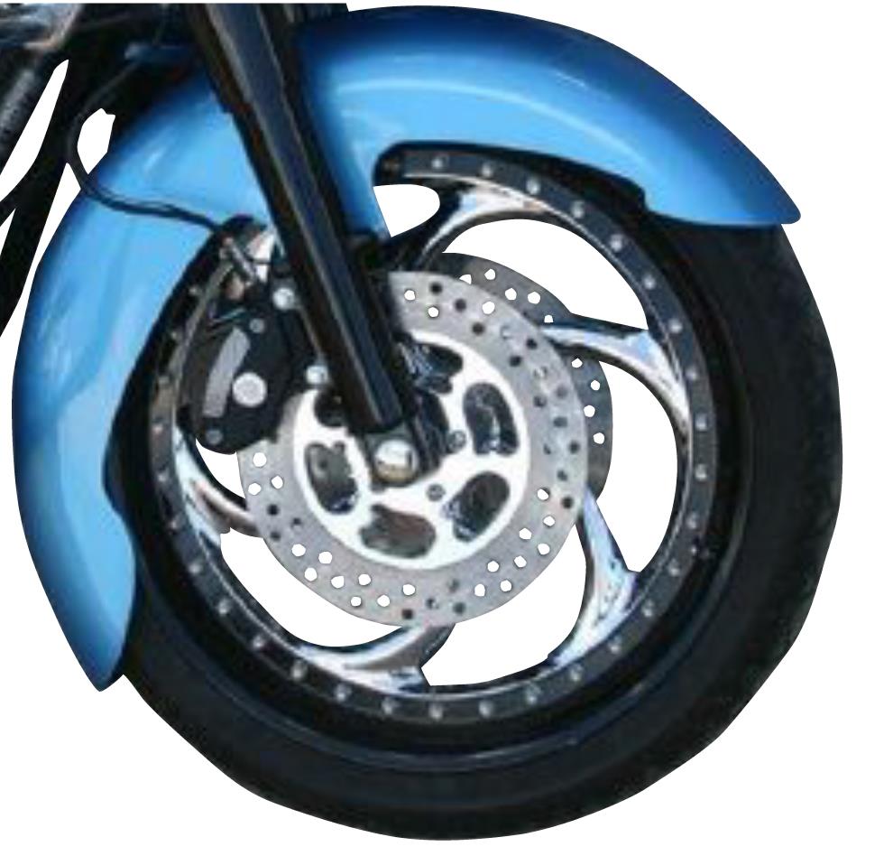 Tire Hugger Series Front Fender for 21in. Wheel - Pierce