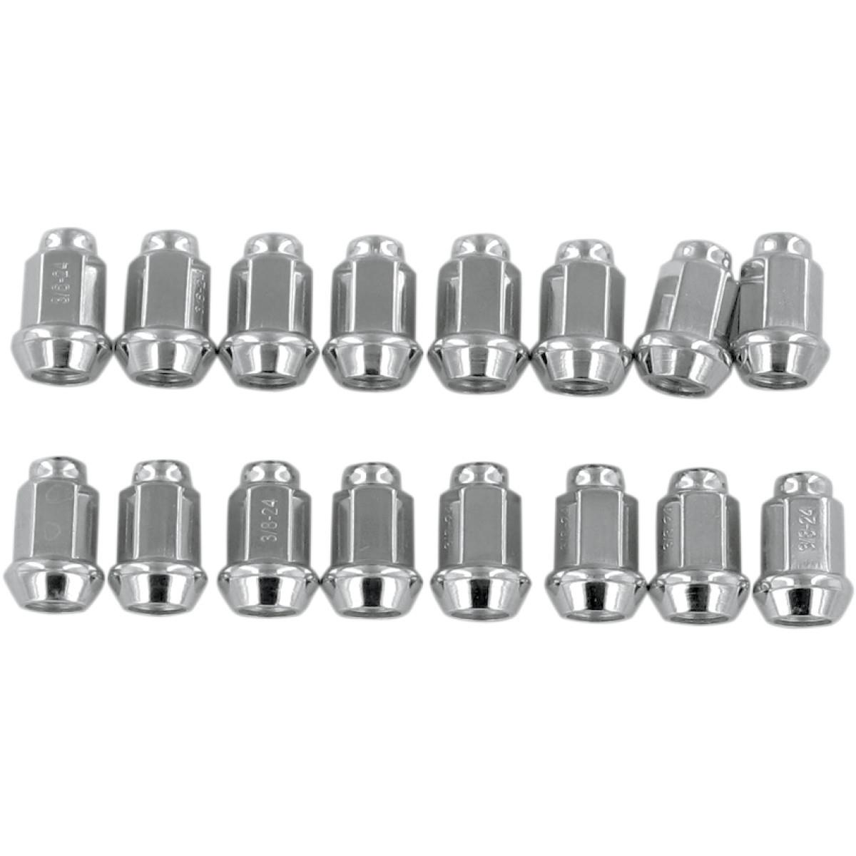 Lug Nuts - 3/8in.-24, 60 deg. Tapered, 14mm Head