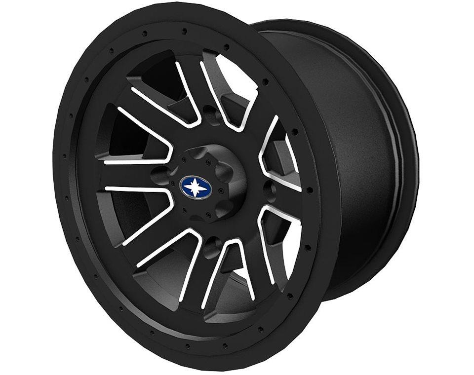 Reblr Rear Beadlock Wheel - 14x8 - Flat Black