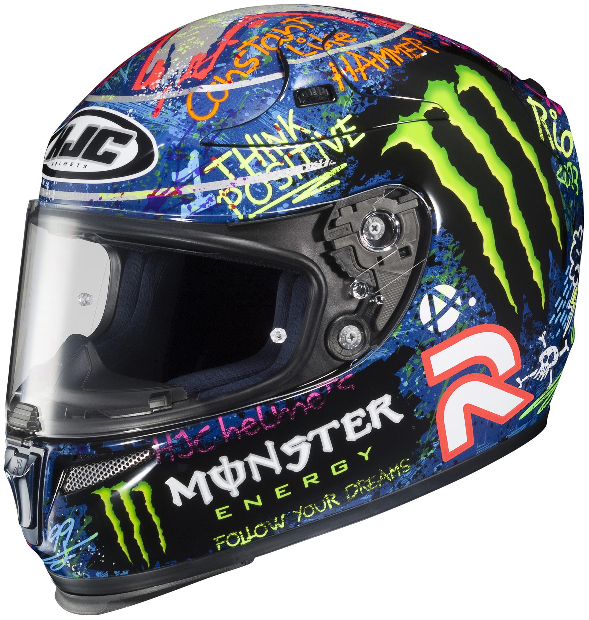 Rear Vent for RPHA-10 Graffiti Helmets - MC-2 Blue