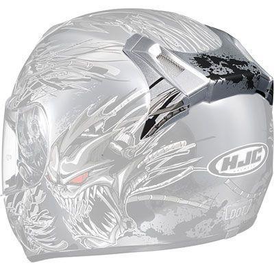 Rear Vent for FS-15 Air Snarl Helmet - Silver