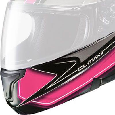 Chin Bar Set for CL-Max II Zader Helmets - Pink/Black