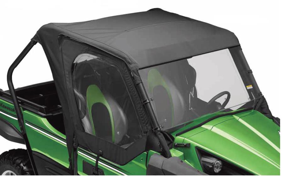 Cab Enclosure - Fabric, Black