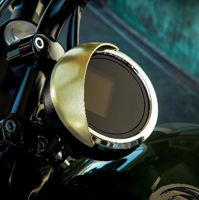 Speedometer Visor - Brass