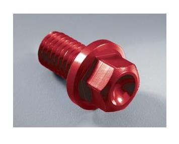 GYTR Aluminum Drain Plug - 10mm x 16mm - Red