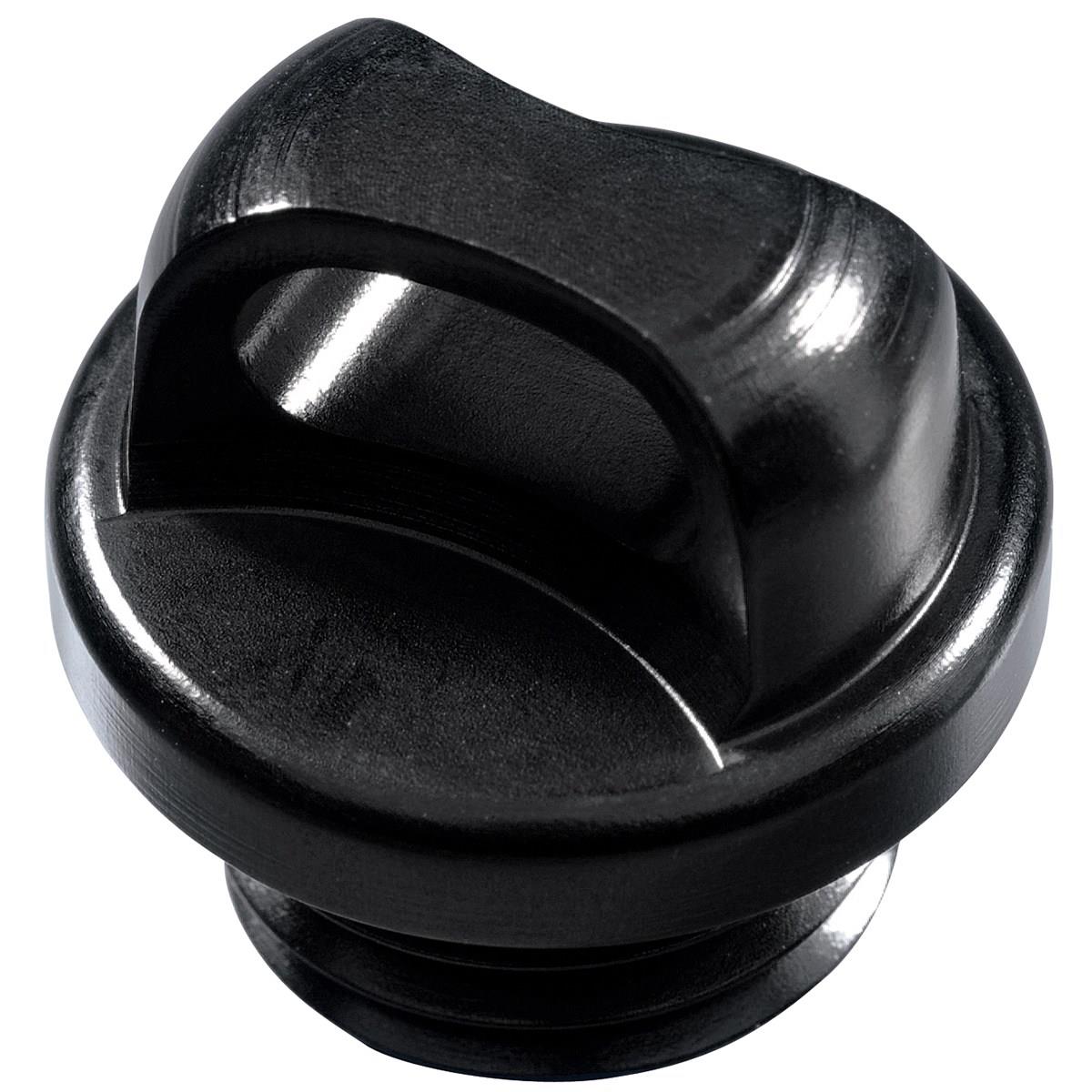 Aluminum Oil Fill Cap - Black