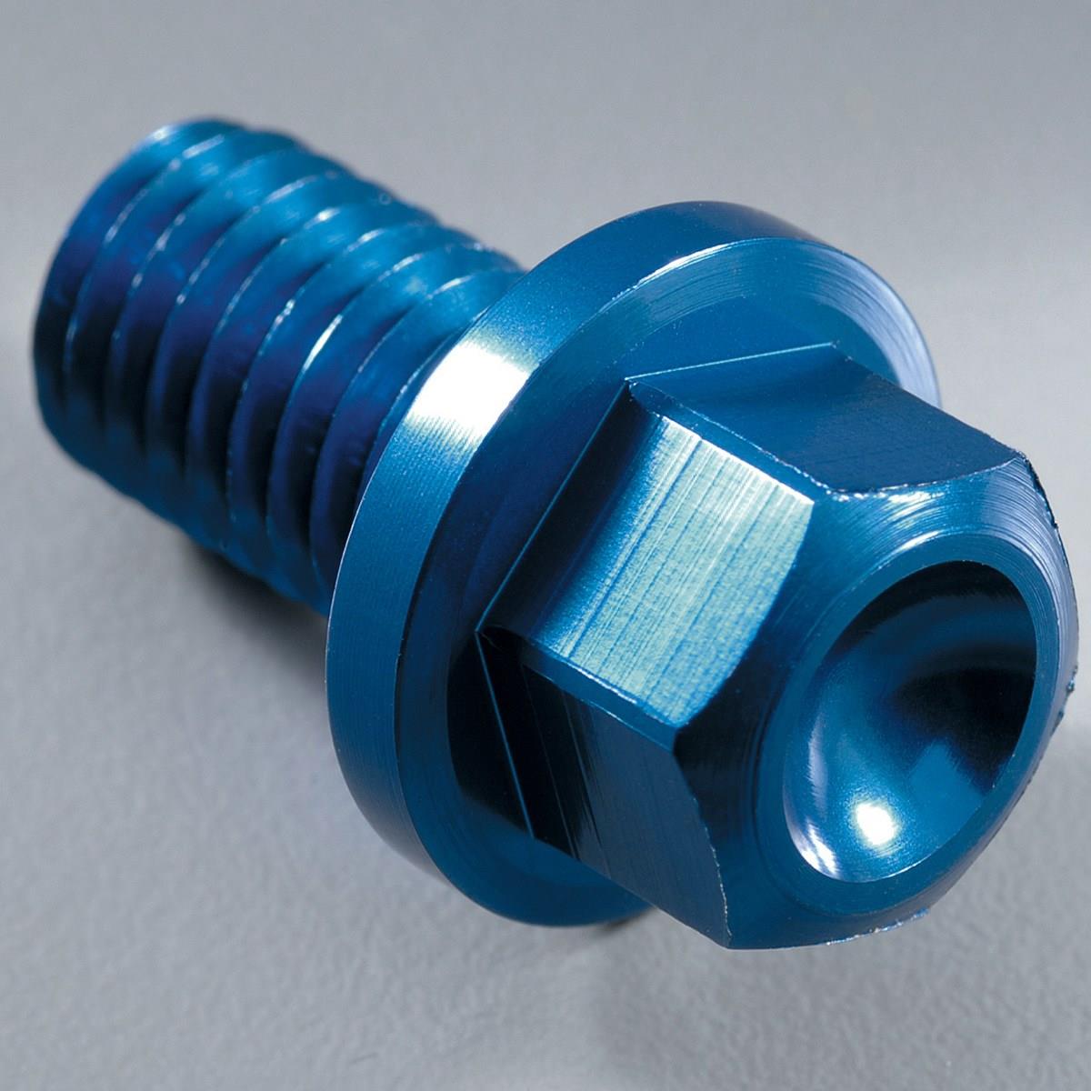 GYTR Aluminum Drain Plug - 12mm x 16mm - Blue