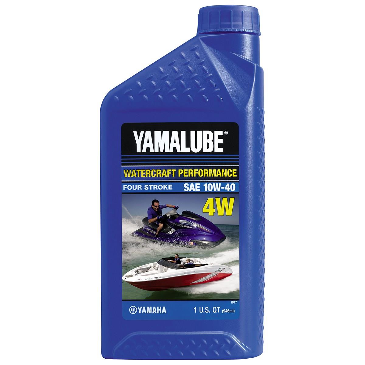 10W-40 Mineral 4W Watercraft Engine Oil - 1qt.