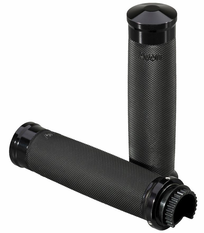 Avon Custom Contour Touring Grips - Black