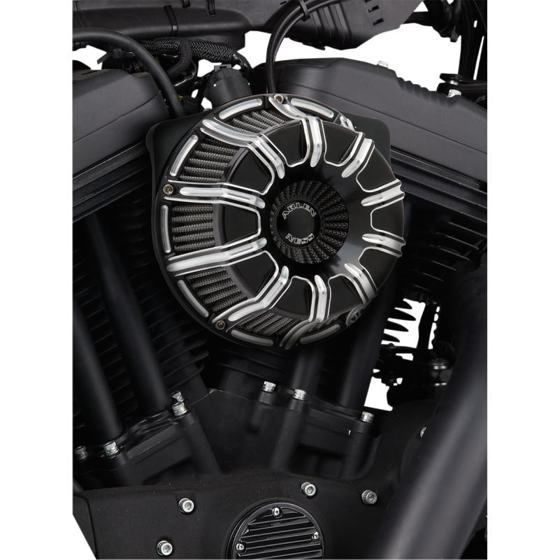 Inverted Series Air Cleaner Kit - 10-Guage - Black Anodized