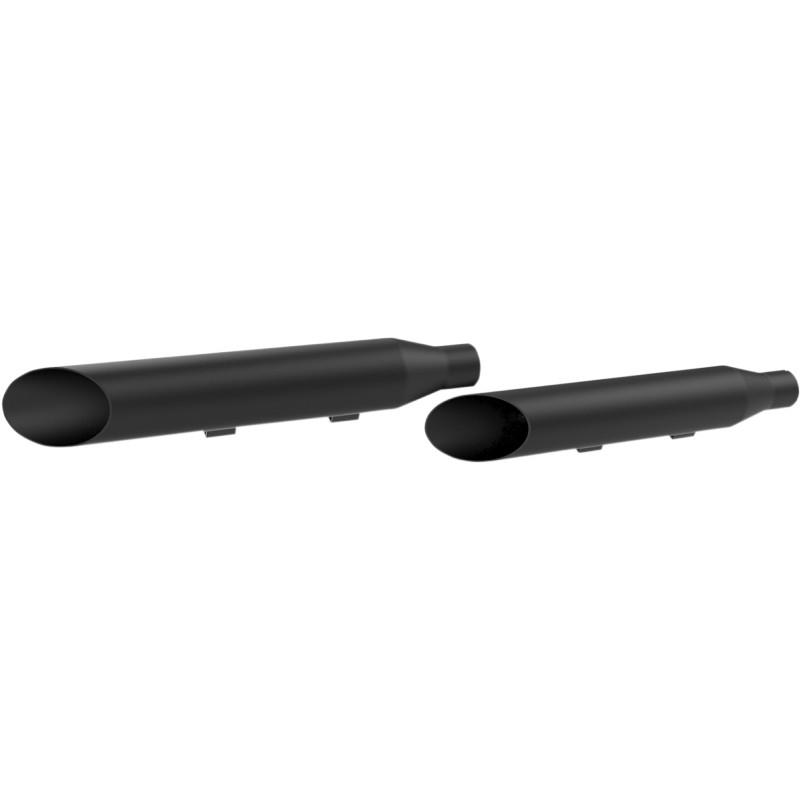 3in. HP-Plus Slip-On Mufflers - Slash Cut - Black