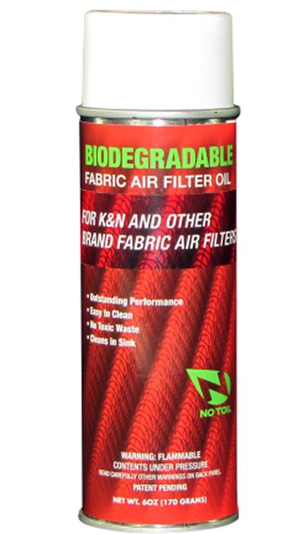 Biodegradable Fabric Air Filter Oil - 6oz.