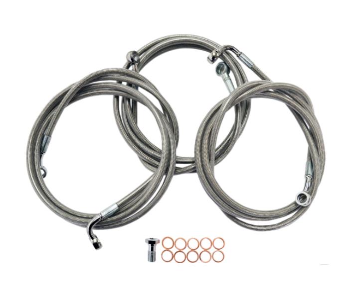 Stainless Steel Brake Line Kit - Stock Length