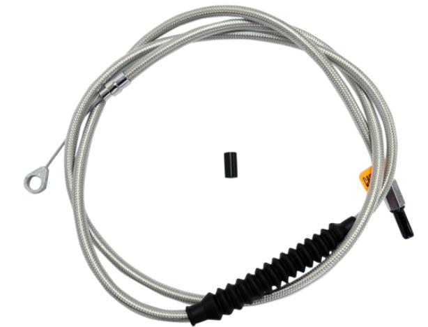 Braided Clutch Cables - Stock Length - Stainless