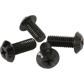 Peak Screws for AX-8 Dual Sport EVO Helmets - Black Aluminum