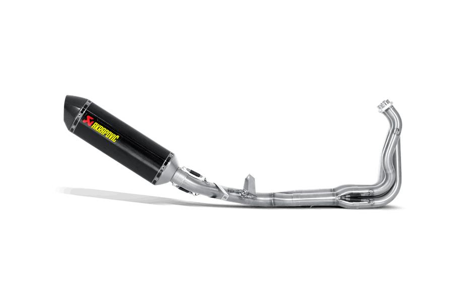 Racing Line Full System Exhaust - Carbon Fiber Muffler
