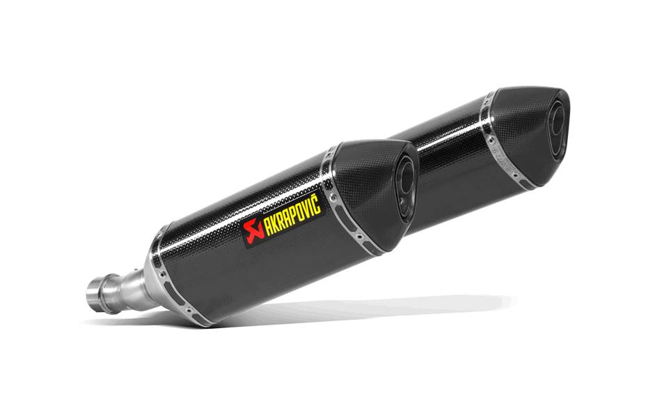 Slip-On Line Dual Exhaust - Carbon Fiber Mufflers (EC Compliant)