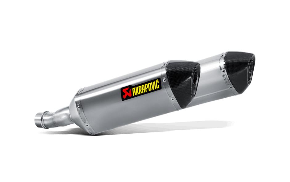 Slip-On Line Dual Exhaust - Titanium Mufflers
