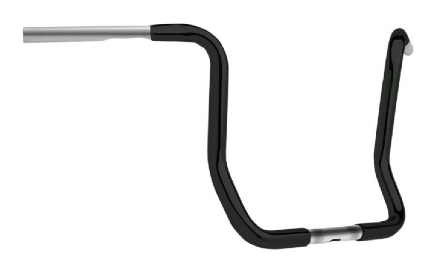 1-1/4in. Ape Hanger Handlebar for Bagger - 13in. - Black