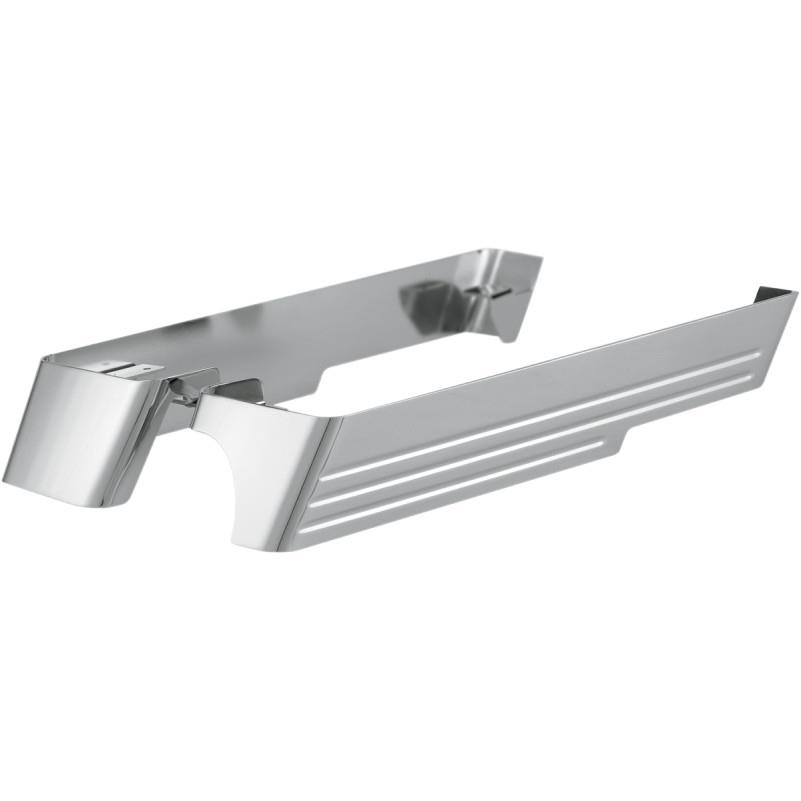 Billet 3in. Saddlebag Extention for Right Exhaust - Chrome