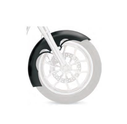 Tire Hugger Series Tude Front Fender with Mounting Blocks for 21in. Wheel