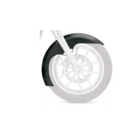 Tire Hugger Series Level Front Fender with Mounting Blocks for 16in.-19in. Wheel