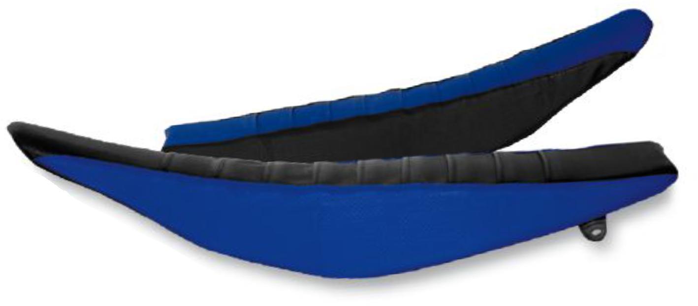 Team Issue Pleated  Grip Seat Cover - Black/Blue