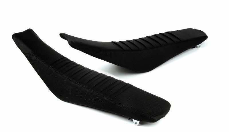 Team Issue Pleated  Grip Seat Cover - Black/Black