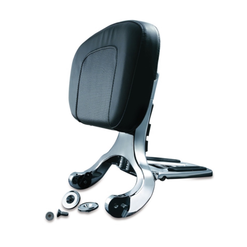 Multi-Purpose Driver or Passenger Backrest - Chrome