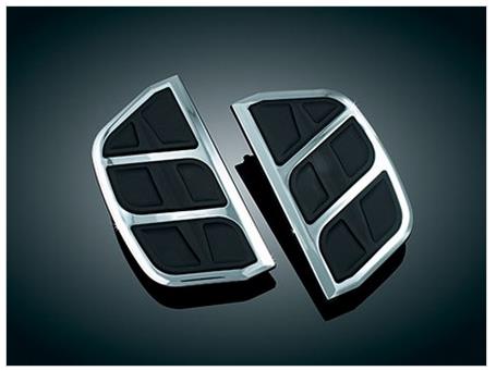 Kinetic Traditional D-Shaped Passenger Boards - Chrome