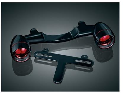 Bullet Light Rear Turn Signal Bar - Gloss Black