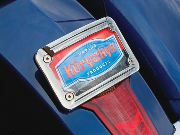 LED Laydown Curved License Plate Frame