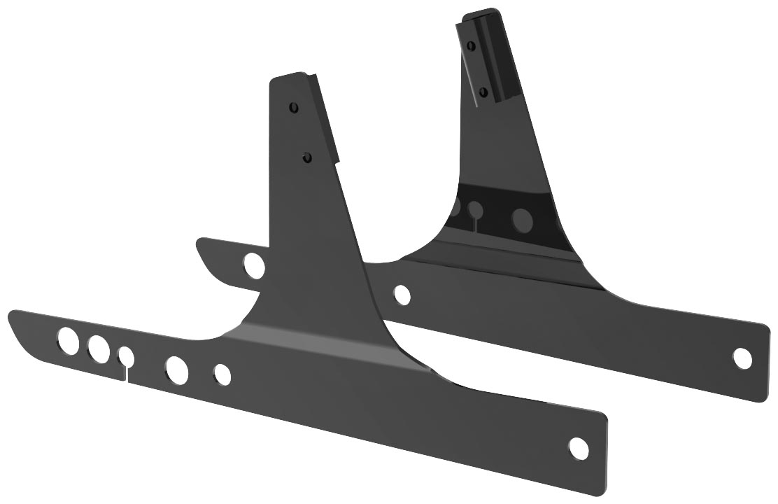 Sissy Bar Sideplates - Black