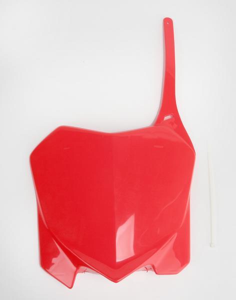 Front Number Plate - Red