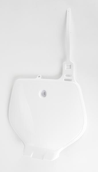 Front Number Plate - White