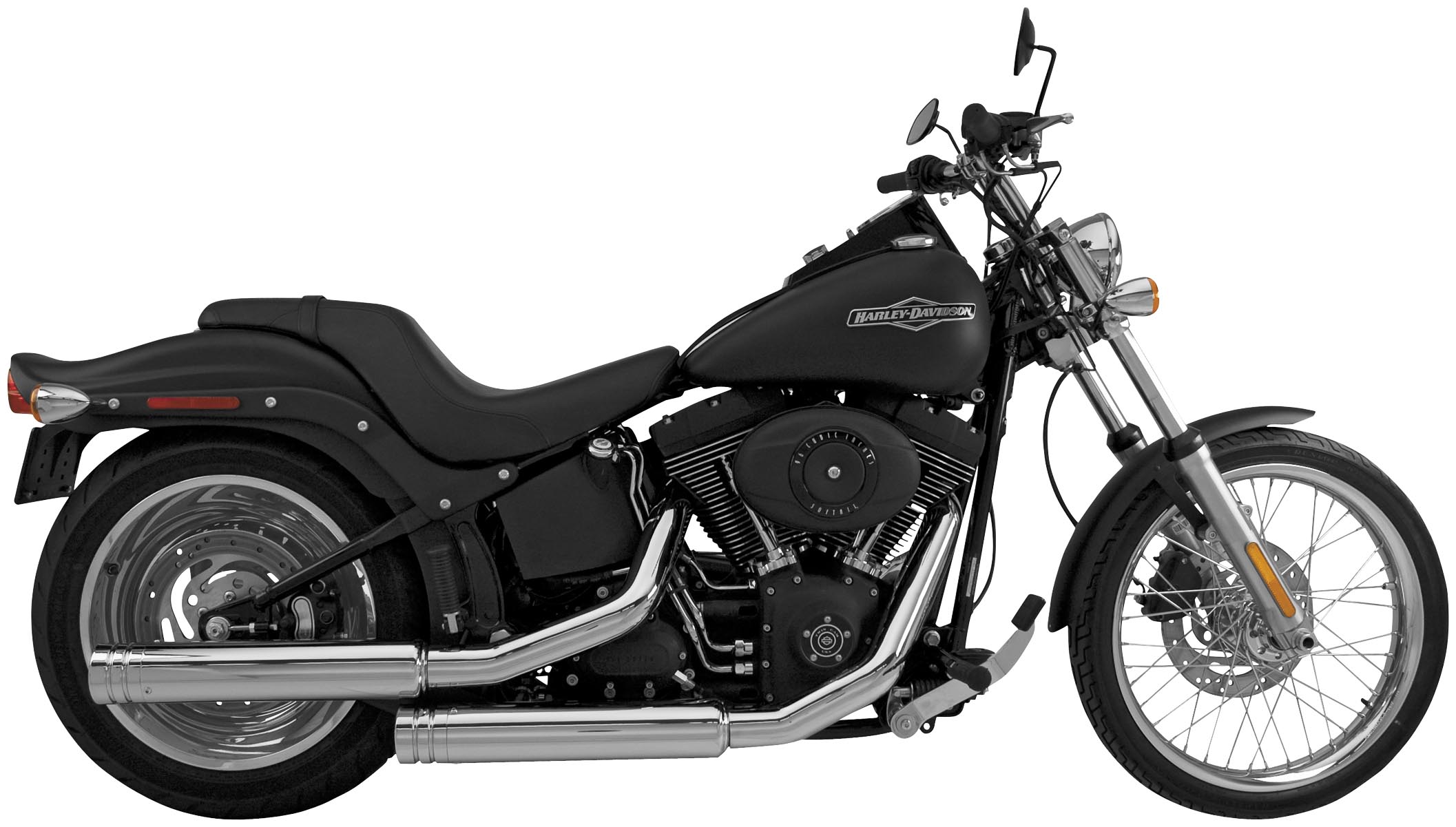 2-Into-2 Fat Duals Exhaust System - Chrome