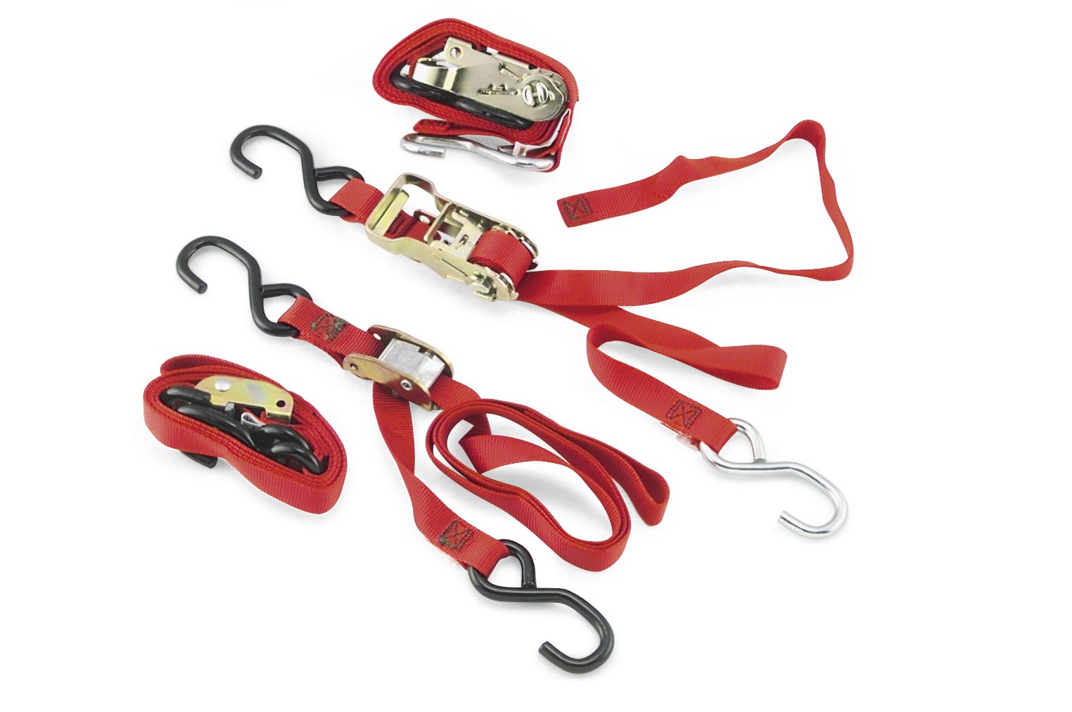 Quad Pack Tie Downs - Black