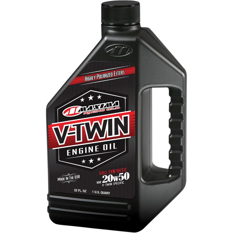 Full Synthetic V-Twin Engine Oil - 20W50 - 1qt.