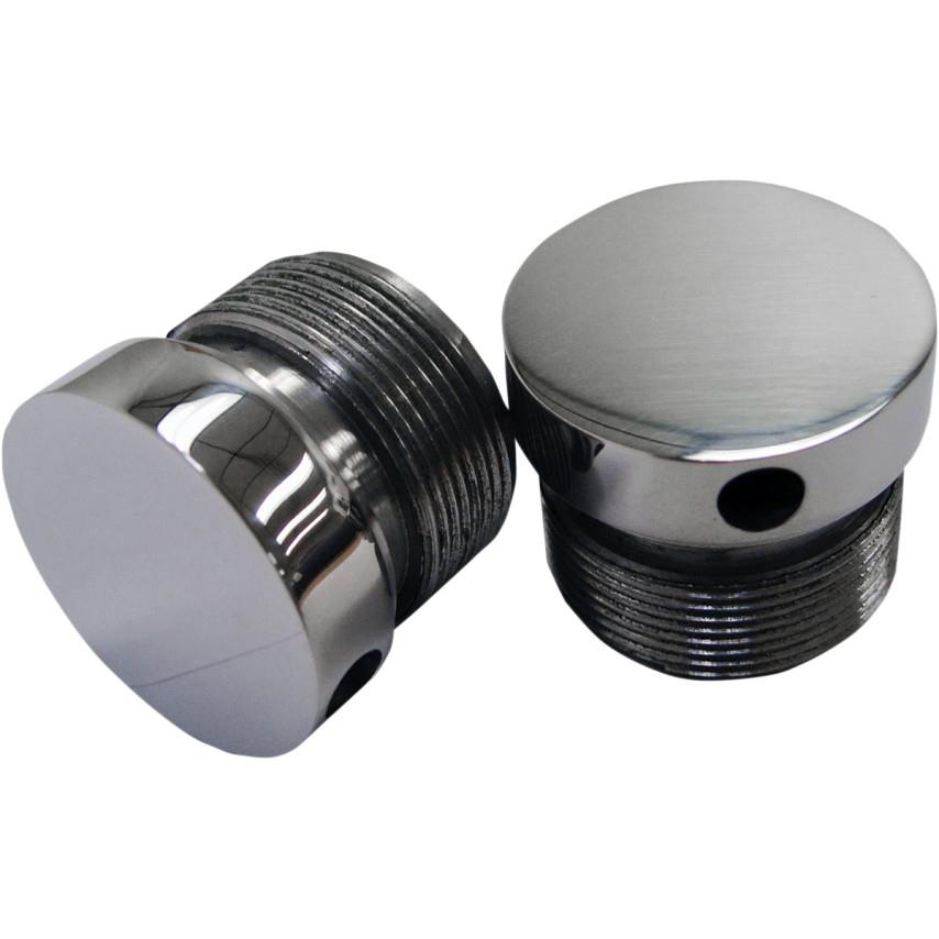 Flush-Mount Fork Caps - 39mm - Polished