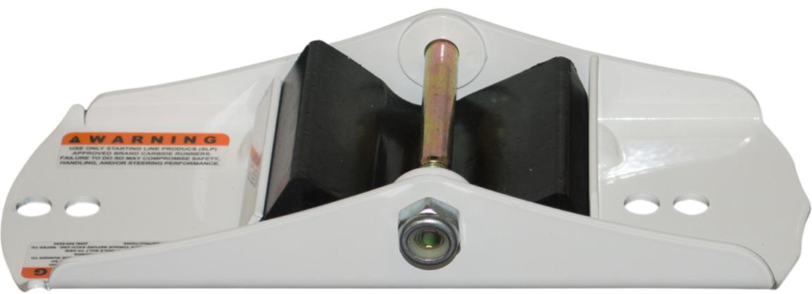 Ski Mounting Saddle Bracket for Standard Use - White