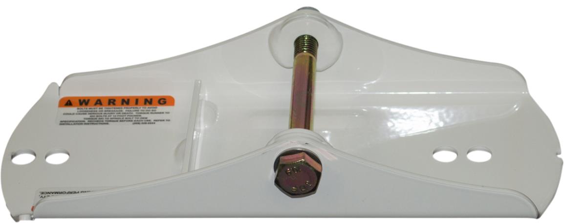 Ski Mounting Saddle Bracket for Standard Use - White