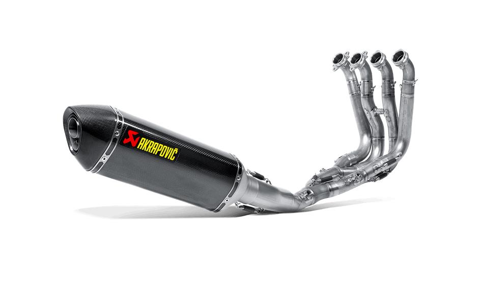 Racing Line Full System Exhaust - Carbon Fiber Muffler