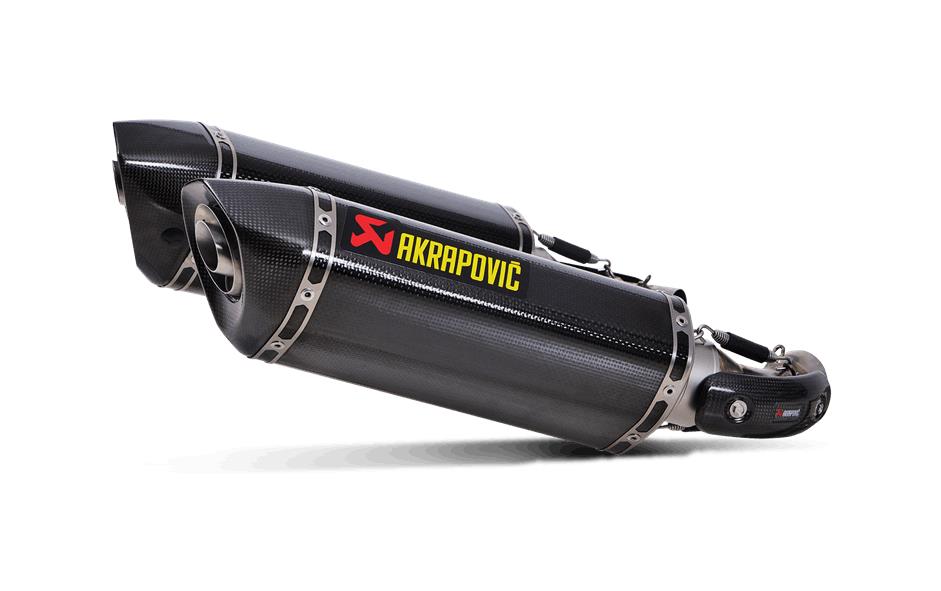 Slip-On Line Dual Exhaust - Carbon Fiber Mufflers