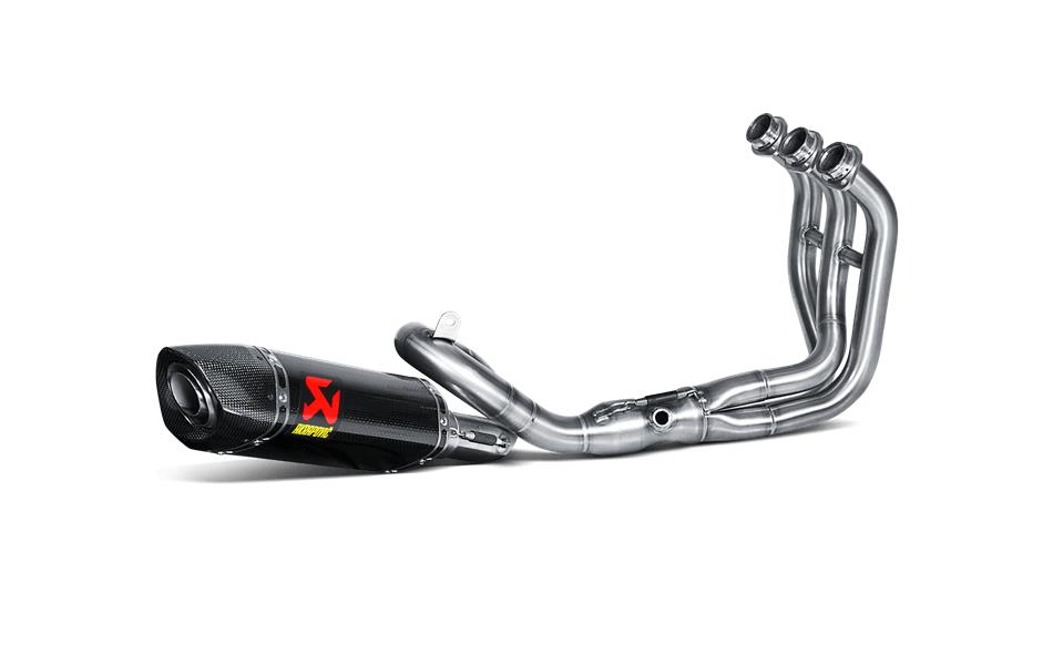 Racing Line Full System Exhaust - Carbon Fiber Muffler